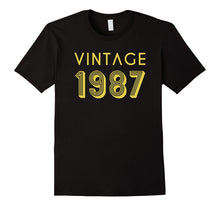 30th Birthday Gift Shirt Cool Vintage Retro 30 Year Old 1987