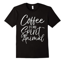 Coffee Is My Spirit Animal Shirt Vintage Funny Tee