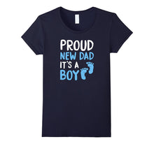 Proud New Dad It's a Boy Cute Announcement T-Shirt Gift Men