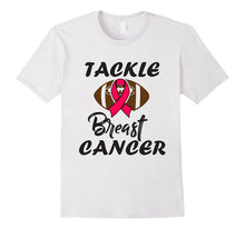 Breast Cancer Football Tackle T-Shirt Shirt