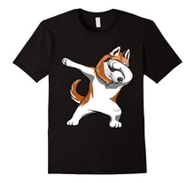 Dabbing Husky Huskies Dog Pup Fun T-Shirt