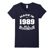 28th Birthday T-Shirt 28 Years Old Gift Tee Made in 1989