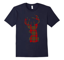 Stewart Plaid Deer Scottish Pride Tartan T-Shirt