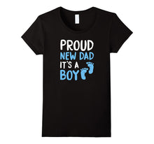 Proud New Dad It's a Boy Cute Announcement T-Shirt Gift Men