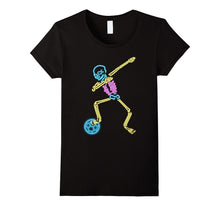 Dabbing Skeleton Funny T Shirt Love Soccer Funny Shirt