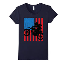 Dirt Bike American Flag Shirt | Enduro Motocross T-Shirt