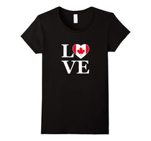Love Canada Independence Day T-Shirt Canadian Heart Gifts