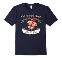 29th Wedding Anniversary T-Shirt Funny Monkey Couple Tee