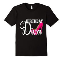 Birthday Diva Shirt Gift Sexy Sassy Pink High Heel Shoe