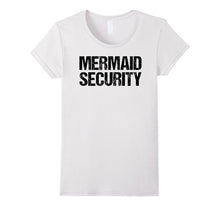 Mermaid Security T-Shirt Men Dad Son Party Swimming Pool