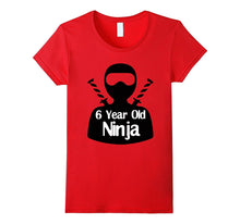 6 Year Old Ninja Birthday Gift Idea for Kids T-Shirt