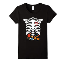 Halloween Skeleton Rib Cage X-Ray Cute Candy T-Shirt