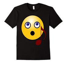 Singing Smiley Face Emoji Music Note T Shirt 2