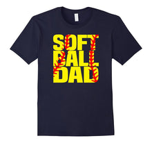 Softball DAD Tshirt Proud Dad Fathers Day Gift Idea
