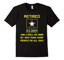Retired US Army Veteran T-Shirt Gift for Veteran Day 2017