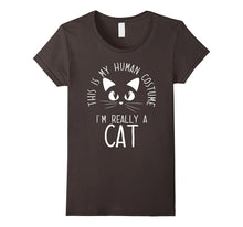 Funny Human Costume Cat T-Shirt