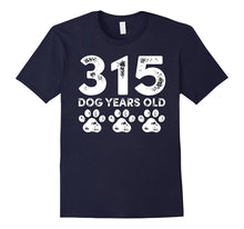 315 Dog Years Old - Funny 45th Birthday T-Shirt