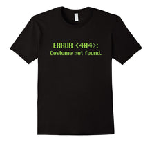 Error 404 Costume Not Found Halloween