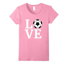 I Love Soccer T-Shirt Game Player Ball Tee for Mom Dad Kids