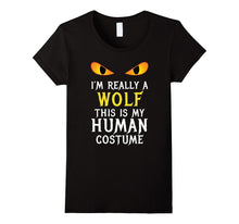I'm Really a Wolf Halloween Costume Shirt Easy Funny Gift