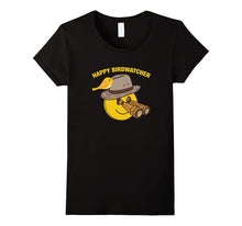 Happy Birdwatcher T-Shirt - Bird Watching Birding Smiley