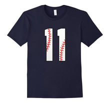 11nd Birthday Boy Eleven Years Baseball Funny T-Shirt