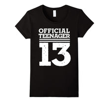 Officially a Teenager Birthday Girl or Boys T-Shirt