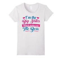 I Am the Big Sister T-Shirt for Girls or Adults Novelty Gift