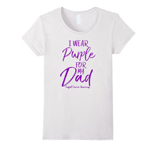 I Wear Purple for My Dad Pancreatic Cancer Awareness Shirt