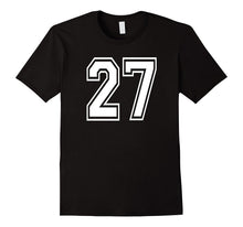 27 Sports Team School Numbers on Front T-Shirt Jersey