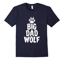 Big Dad Wolf Paw Distressed White Funny Novelty T Shirt