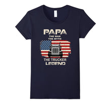 Papa Myth the Trucker Legend | Truck Driver T Shirt