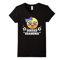 Cute Soccer Grandma Game Ball Kawaii Girl Emoji T Shirt
