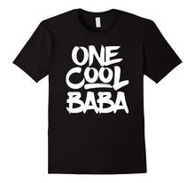 One Cool Baba T Shirt - Grandfather Dad Gift Tee