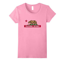 California Republic State Flag T-Shirt Cali Life I Love CA