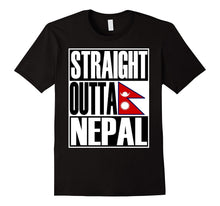 Storecastle: Straight Outta Nepal Gift Flag Pride T-Shirt
