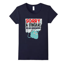Funny Sorry a Stingray Ate My Homework T-Shirt Sea Zoo