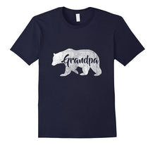 Men's Grandpa Bear T-Shirt Awesome Camping Gramps Tee