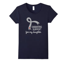 Diabetes Awareness for Daughter Support Ribbon T-Shirt
