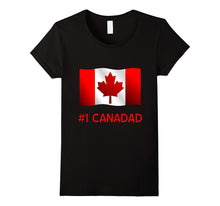 #1 Canadad T-Shirt for Canadian Dads, Fathers, Papas, Gramps