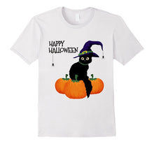 Happy Halloween Black Cat T-Shirt