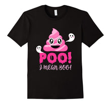 Funny Halloween Pink Poop Emoji Cute Boo Ghost Shirt