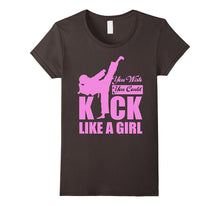 Kick Like a Girl T-Shirt Karate Taekwondo