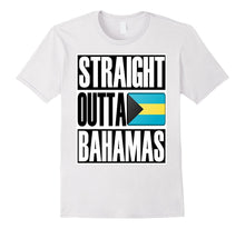 Straight Outta Bahamas Funny Gift Flag T-Shirt