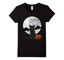 Halloween Batcat Black Bat Cat Shirt