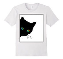 Cat Rainbow Eyes Tshirt Designed by Cats Made Better