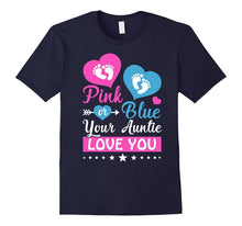 Gender Reveal Shirts Baby Shower Shirt Auntie Loves You