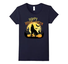 Happy Howl-Ween Awesome Wolf Lover Pumpkin T-Shirt