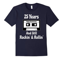 25th Wedding Anniversary Gift 25 Years T-Shirt Cassette Tape