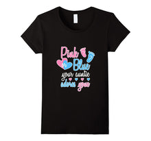 Pink Blue Your Auntie Loves Adores You T Shirt Gender Reveal